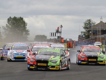 Colin Turkington scores a double win at Croft