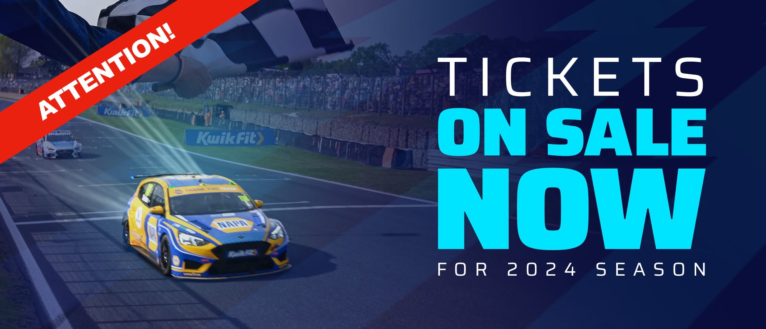 BTCC 2024 TICKETS NOW ON SALE